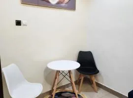 Studio Meublé au Rez de Chaussée Chambre Salon Cuisine Séparée 2Toilettes Wi-Fi
