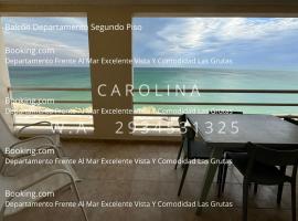 VISTA AL MAR Departamento Frente Al Mar Excelente Vista Y Comodidad Las Grutas, hotel en Las Grutas