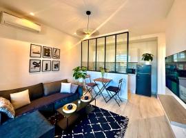 C1 Jade new cozy 1 bedroom with garden, hotel in Dar el Haj Ahmed Souid