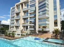 Apto Flor Três Marias-2 Quartos- Apto todo climatizado- Moderno, confortável, à 150m do Parque Termal