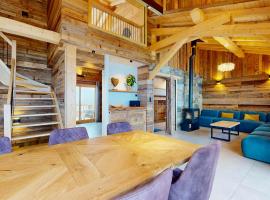 Chalet 5* avec spa, sauna et jacuzzi pour 15 pers., accès pistes - FR-1-267-310, hotel v destinaci Villarembert