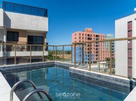 Sua estadia a 350m da Praia em prédio c/ piscina na melhor localização de Cabedelo-PB | PTAs, hotel v destinaci Ilha da Restinga