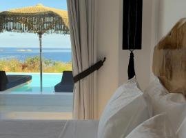 Aora Villa Ftelia Beach Mykonos，位于帕诺尔莫斯米科诺斯的酒店