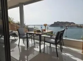 Balcón con impresionantes vistas a Bahia Hornillo