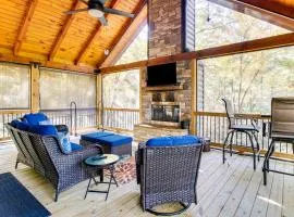 Hot Tub and Creek View Cabin about 6 Mi to Ellijay!