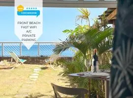 Air-conditioned sea access studio, fiber optic, parking