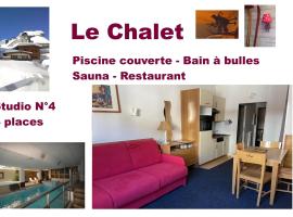 Studio à Gourette pour 4 personnes avec balcon - FR-1-859-21, hotel en Gourette