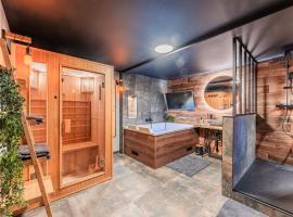 Suite romantique & Spa privatif pour 2 en Alsace, hotel en Drusenheim