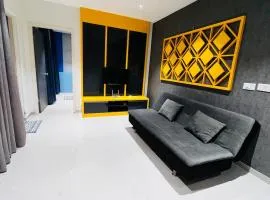 Cozy 1BHK High-Rise near ECR Balcony View Fully AC Family Friendly