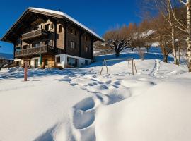 Chalet familiale spacieux - près de Villars, viešbutis mieste Huémoz