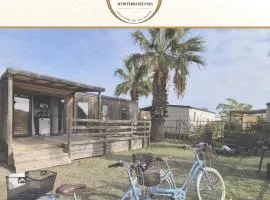 La Palmeraie Mobil Home à 200m de la Plage Camping 5 étoiles Parc Aquatique