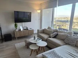 Modern apartment with a wide view