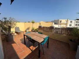 Charmant T4 en duplex avec grande terrasse et petite vue mer