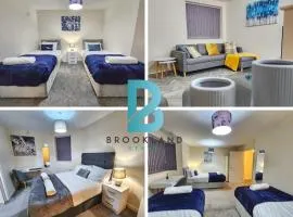 Two Bedroom Apartment by Brookland Stays Serviced Accommodation Short Lets Coventry with Free WiFi