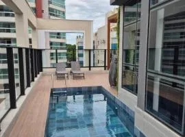 Studio A7-B Vista Incrível com piscina
