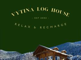 Vytina log house, cabin in Vytina