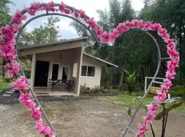 Cabaña con fogata BBQ y ríos cerro azul