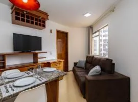 Apartamento inteiro de 1 quarto no Edifício Royal Light