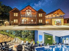 Waterfall & Galaxy Pool & Rooftop Theater Cabin, ξενοδοχείο σε Sevierville