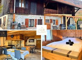 Spacious duplex with garden - Marignier, hotel v destinaci Marignier