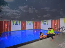 ll EMPYREAN STAY ll AIRAWAT VILLA ll 2BHK llAC ll PRIVATE POOL ll LUXE ll