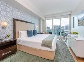 Elevated Grove Escape with Balcony & Bay Views-Includes Parking