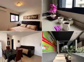 luminoso depto en el centro con cochera y pileta estrenar en breve