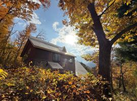 玄関開けたらスキー場!400平米の贅沢空間で大型犬もOKシアタールーム完備 Skiin 400m2 Luxury Lodge Large Dogs OK Big Theater Room, cottage a Yonezawa