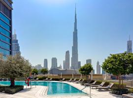 Lux 2BR Vida Dubai Mall Connected, ξενοδοχείο σε Sabkhah