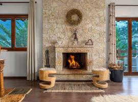 the mountain house in parnassus, hotel v destinaci Eptalofos