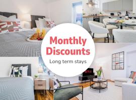 3 Bedroom House, Kingston - London Waterloo 30 mins, FREE Parking，位于泰晤士河畔金斯顿的酒店