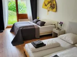 Garden-Apartment next to the forest, free parking