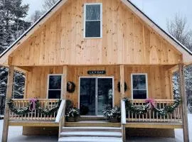 Cozy Secluded Cabin with Fire Pit and Barbecue in Greenville, Maine