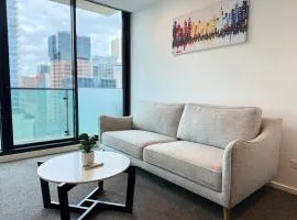 CBD 2BR SouthernCross MarvelStadium, Parking available