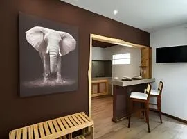 Flat Ruanda para casal em meio à natureza!