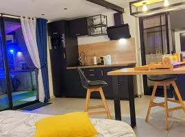 GARY Suite - Studio Cosy, Spa et jardin privatif à 4 min de Cambrai