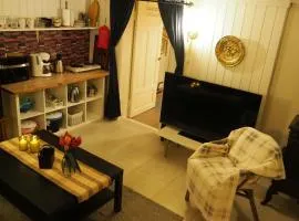 Riverside Bliss - Cozy 1-Bedroom Apartment with Parking & WiFi near Tvedestrand