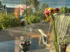 Country villa on Kvaløya, hot tube, northern lights, near Tromsø