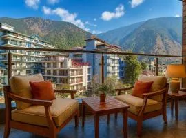The classic heights Mcleodganj #scenic mountain view #big parking #top rated #most awarded #premium rooms #lift #property of the year