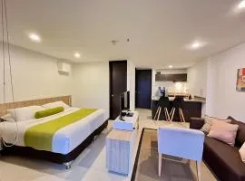 Apartasuite cercana al aeropuerto internacional MED