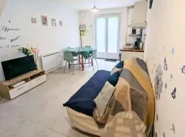 T2 calme 5 min gare, centre, parking gratuit