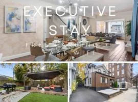 Modern 5BR Corporate Stay 10 Mins to NYC + Parking
