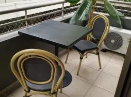 Exclusivo depto con AC y piscina Ñuñoa