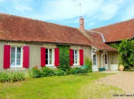 Charmante longère bourbonnaise XVIIIe siècle avec animaux admis - FR-1-489-376