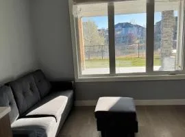 Walkout suite on canal near canmore