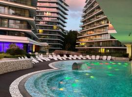 Waveview Premium Apartment Międzyzdroje、ミエンジズドロイェのバリアフリー対応ホテル