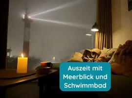 Meerglück am Beltblick Fehmarn - Moderne Ferienwohnung direkt an der Ostsee mit Sauna