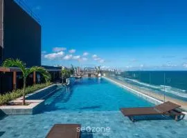 Prédio à beira-mar c/ Piscina e academia - ARUs