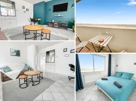 Vue panoramique sur la plage, grand T2