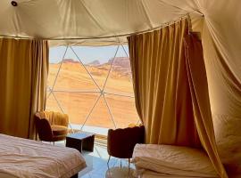 Desert Pearl Luxury Camp, serviced apartment in Wadi Rum